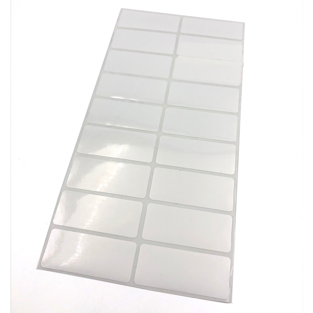 White Blank Name Sticker Kids Personal Label DIY Waterproof Adhesive Writable Note Tag Memo Pad Stationery School Supplies