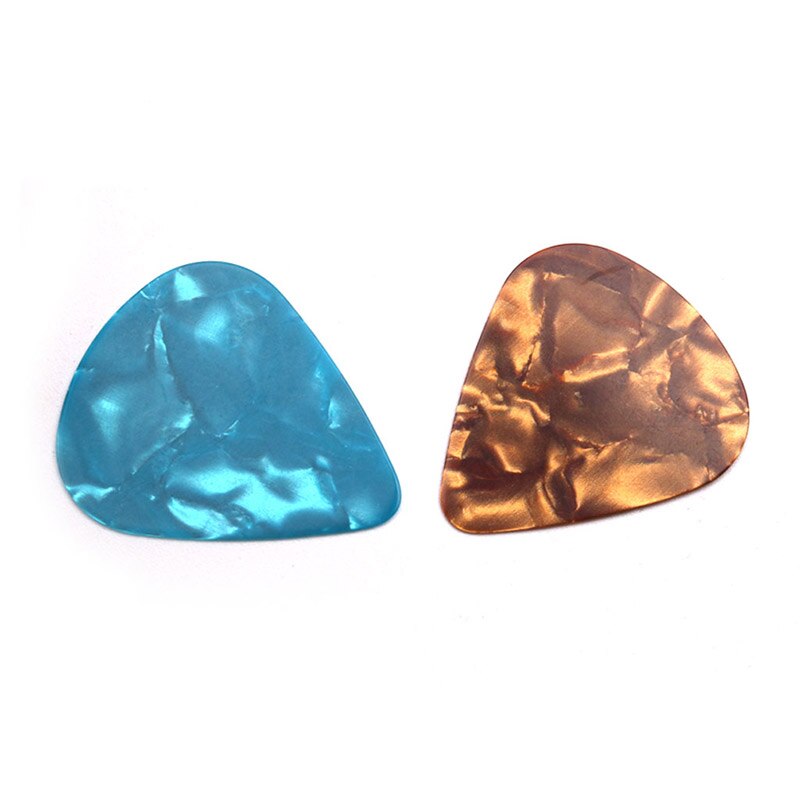 10pcs Celluloid Guitar Picks Plectrum with 5 Holder Plucked Strings Instrument Accessories ALS88