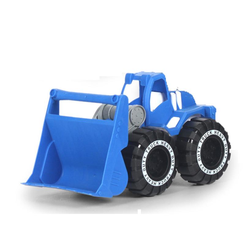 3Pcs Simulatie Techniek Voertuigen Graafmachine Inertie Auto Speelgoed Vrachtwagen Strand Speelgoed Auto Voor Kids (Graafmachine + Bulldozer + zand Truck)