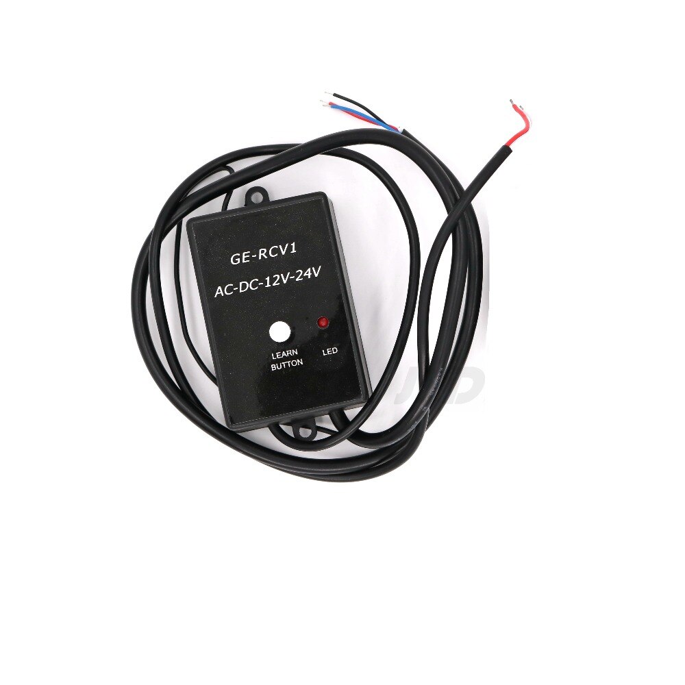 433,92 mhz HCS101 Standard Code Drahtlose fernbedienung für tür tor Öffner GE-RCV1 12V 24V: nur Empfänger