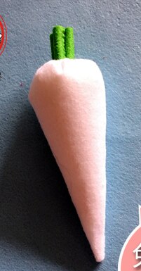 Kit de fieltro de tela de verduras frescas de dibujos animados, tela no tejida para manualidades, juego de costura, Material de fieltro para trabajos hechos a mano, suministros de costura DIY