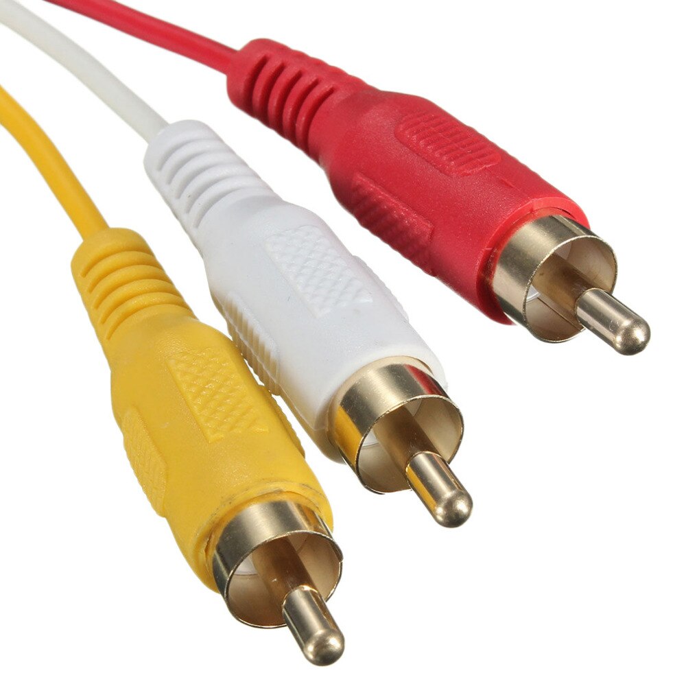 5 Voeten 1080P Hdtv Hdmi Male Naar 3 Rca Audio Video Av Kabel Snoer Adapter Converter Connector Component Kabel lead Voor Hdtv