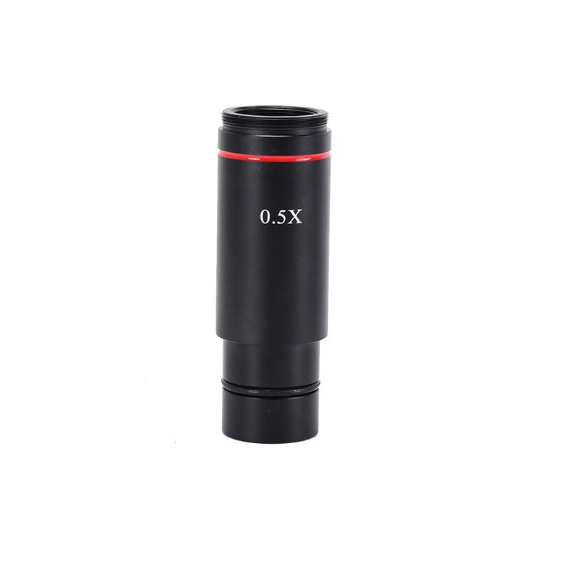 0.5X C Mount Microscope Adapter 23.2mm Electronic Eyepiece Reduction Lens for Microscope CCD Camera DQ