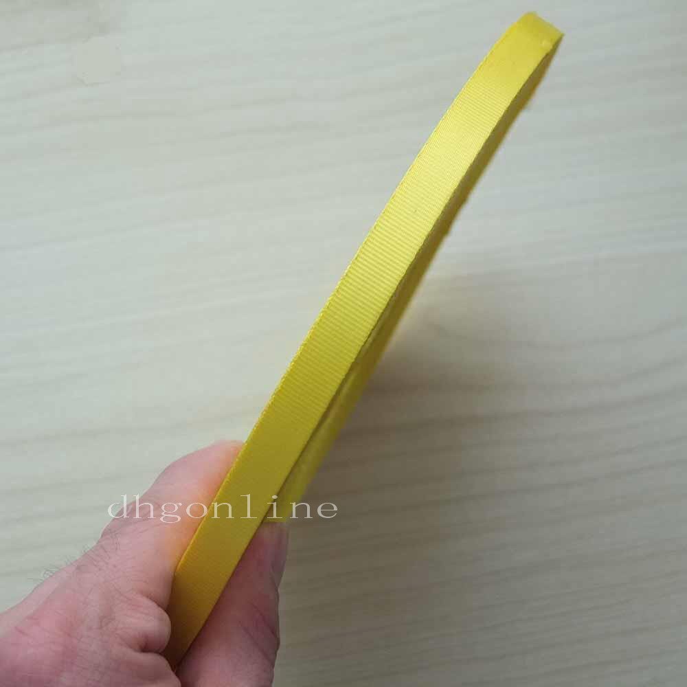 Sangle de ceinture robbin en nylon 10mm 25 yards 3/8 " pour boucles, lanière, sangle pivotante: Jaune
