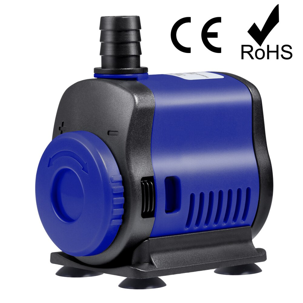 Ueetek 14w stille, instelbare, krachtige kleine dompelpomp met zuignap voor fonteinen en vijvers