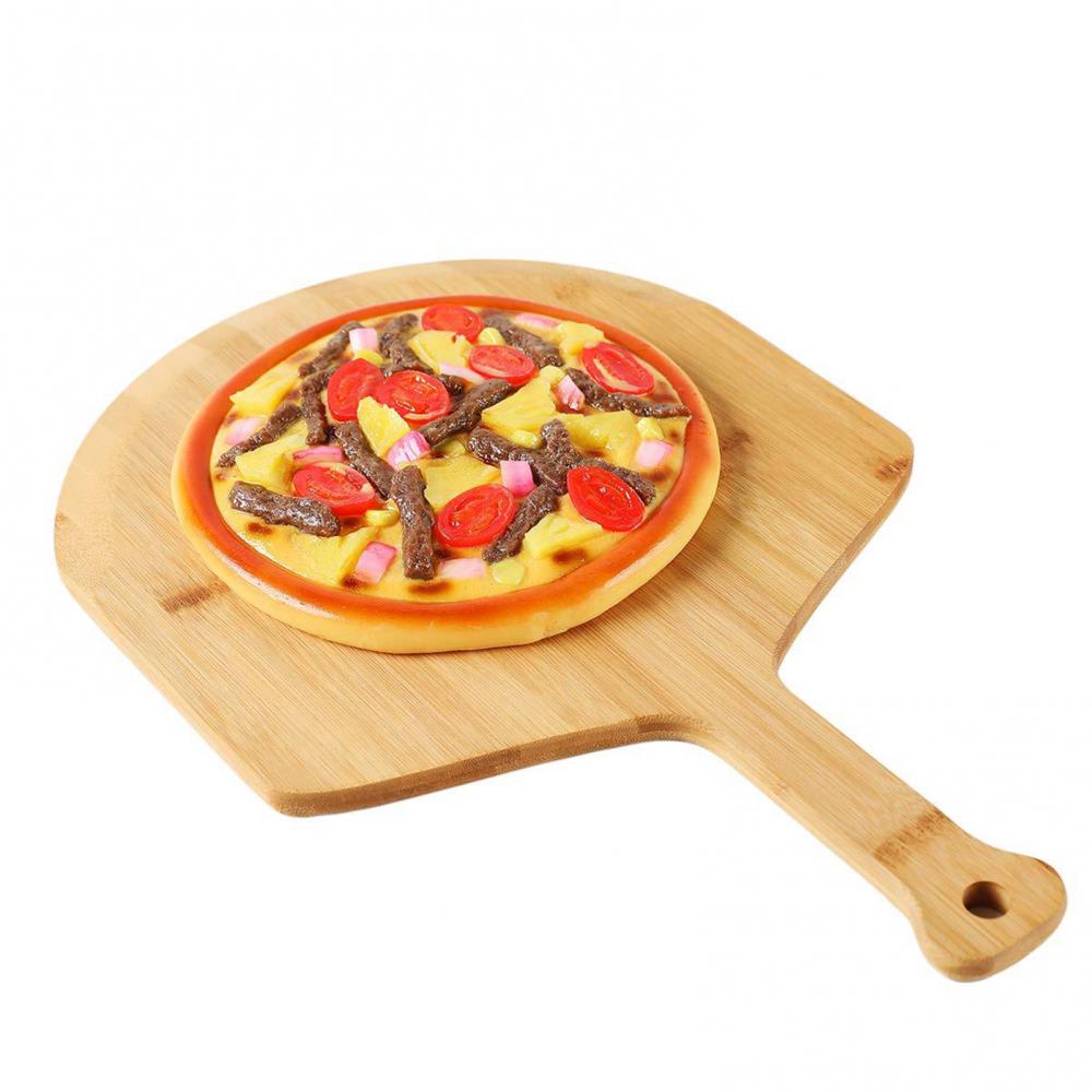 40% Sales! 12 Inch Natuurlijke Bamboe Pizza Schil Board Keuken Bakken Levert Met Handvat