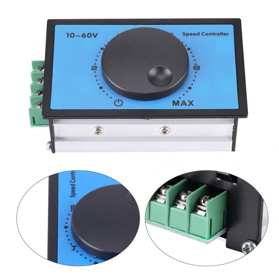 10-60V Motor Speed Controller 15KHZ PWM DC Speed Controller Variable Speed Regulator Module for Fan Automatic Equipment