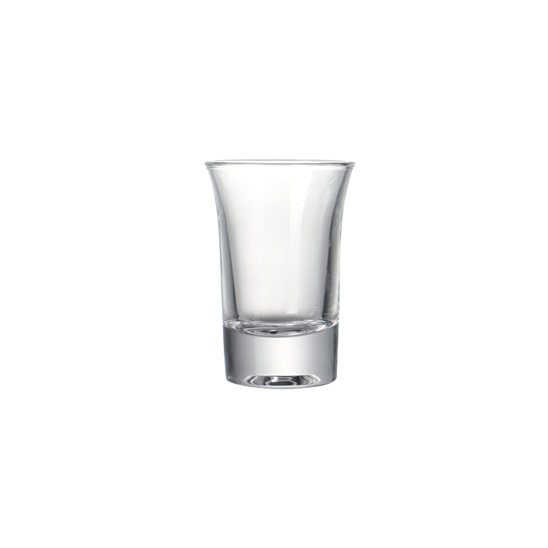 Set of 6 1 oz heavy base shot glasses lead free machine made liquor glass for vodka spirit drinks with bar wedding 30ml