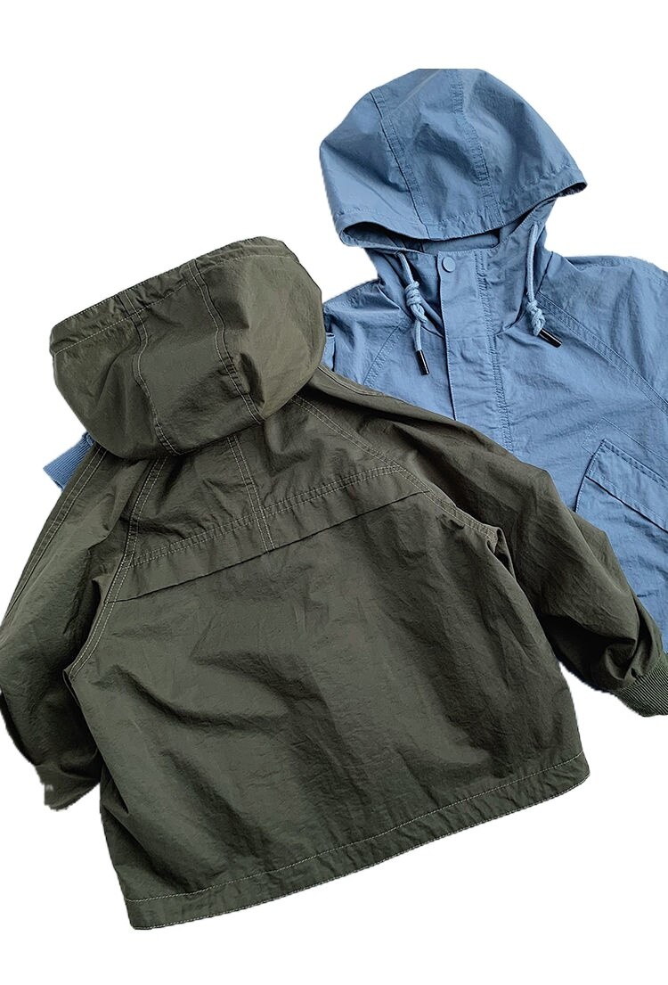 Jongens En Najaar Jas Nieuw Kids Hooded Windjack Kinderen Tops Jongen Baby Jongens Lente Jas Trend kleding
