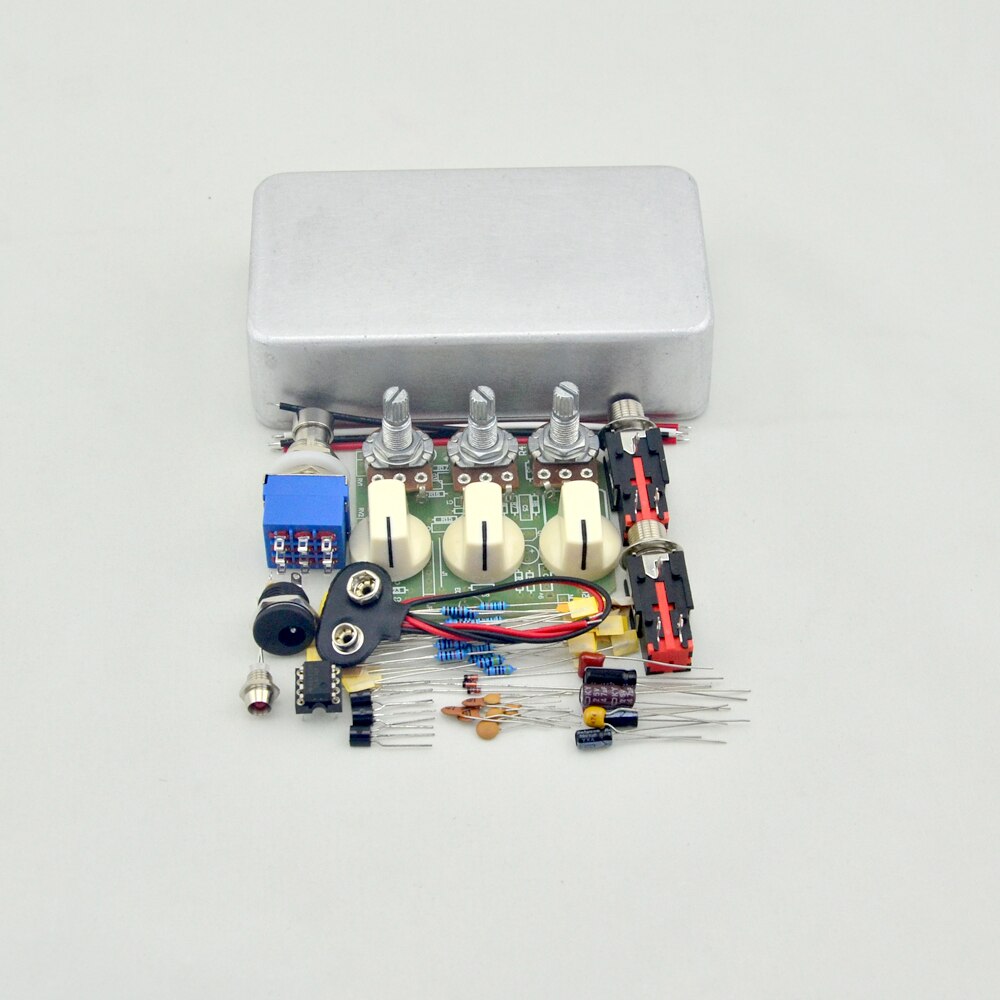 DIY Overdrive/retardo/pelusa/Boost/distorsión/Tremolo/Compresson Pedal de efectos de guitarra kit de Bypass verdadero Kits