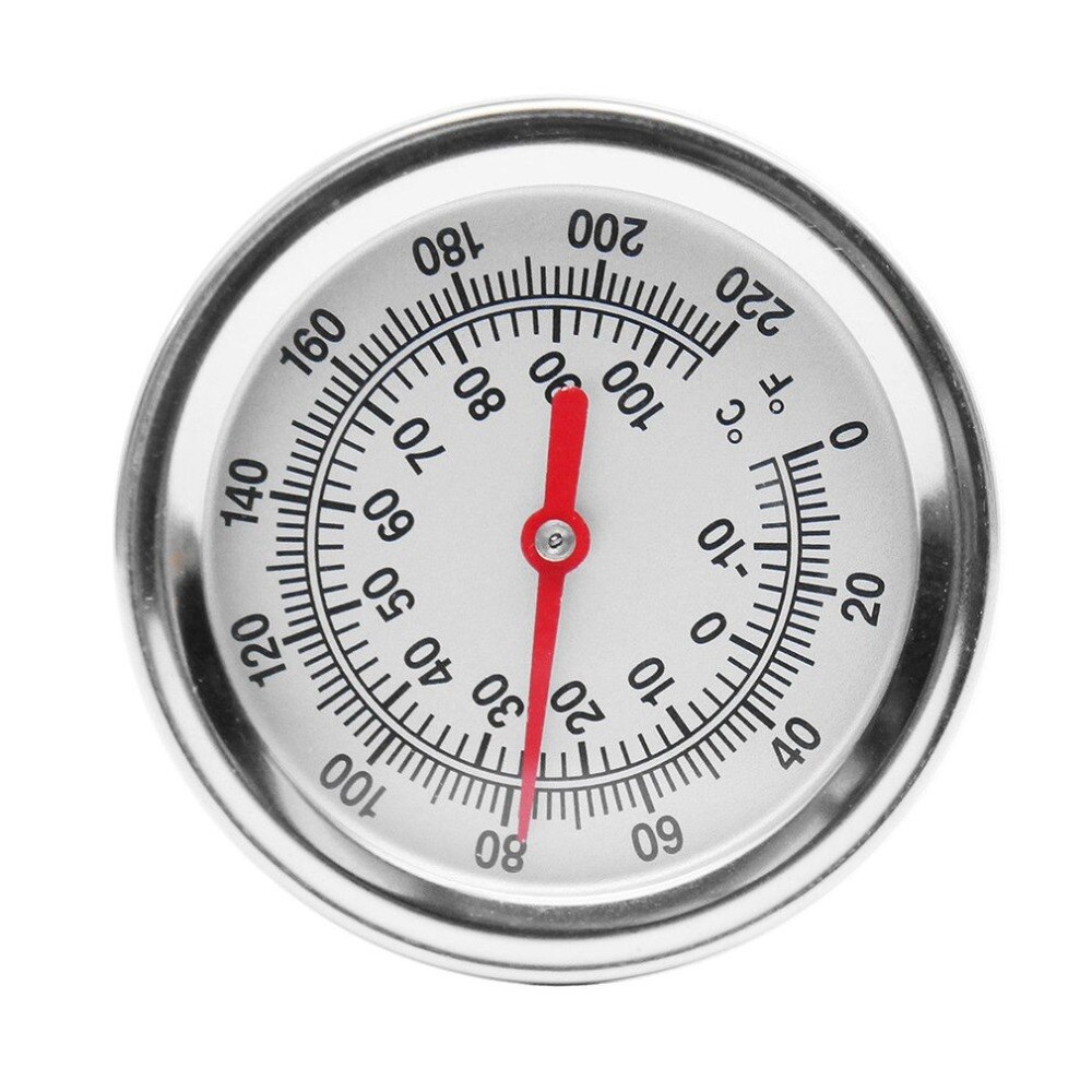 20 tum 50cm längd kompost jordtermometer premium livsmedelskvalitet rostfritt stål metall mätsond detektor