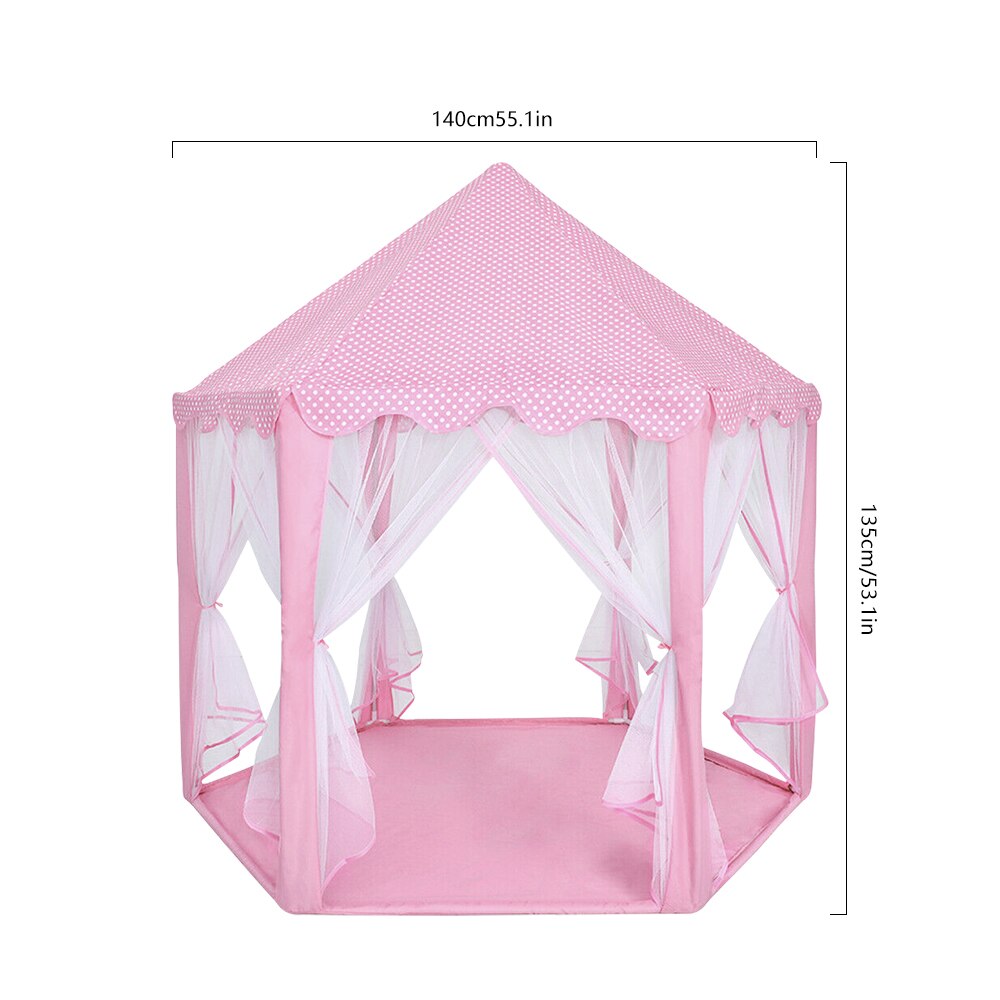 freundlicher Prinzessin Rosa Schloss Zelte Tragbare Jungen Mädchen drinnen draussen Garten Klapp Spielen Zelt Hütte freundlicher Bälle Schwimmbad Spielhaus