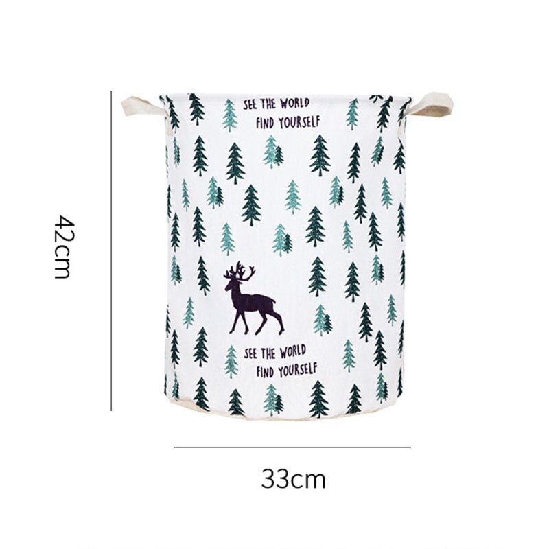 Buggy Storage Basket Waterproof Household Laundry Dirty Clothes Folding Bucket Toys Organizer Barrel Large Capacity Bin