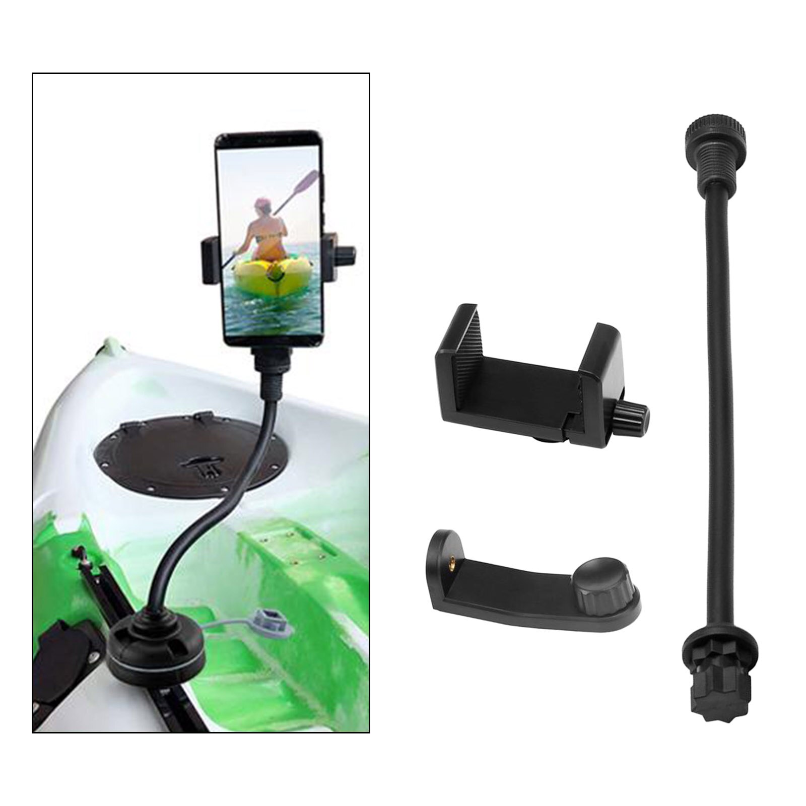 Soporte Universal para teléfono, cámara ajustable para Kayak, bote inflable, balsa para canoa