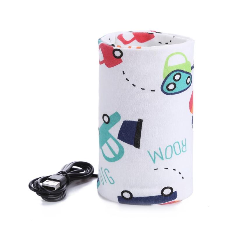 USB Baby Flasche Wärmer Tragbare Milch Reise Tasse Wärmer Heizung Kleinkind Fütterung Flasche Tasche Lagerung Bucht: 02