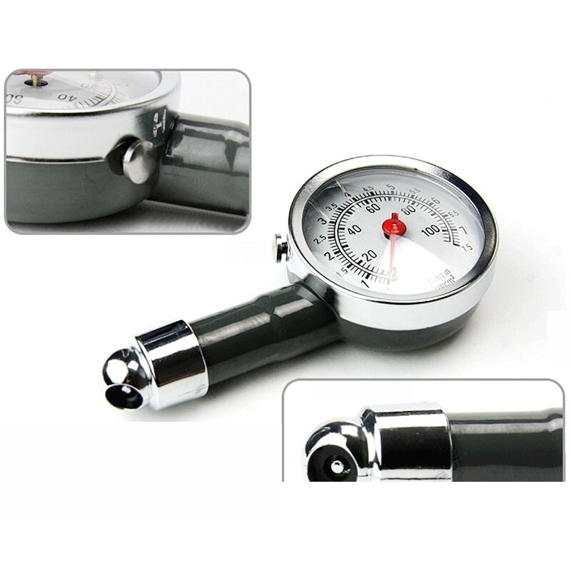 Ruluti Hochpräzise Autoreifen-druckmesser-Manometer-Mini-zifferblatt-Auto-luftdruckmessgerät Tester Auto-diagnose-Reparatur-Tool 