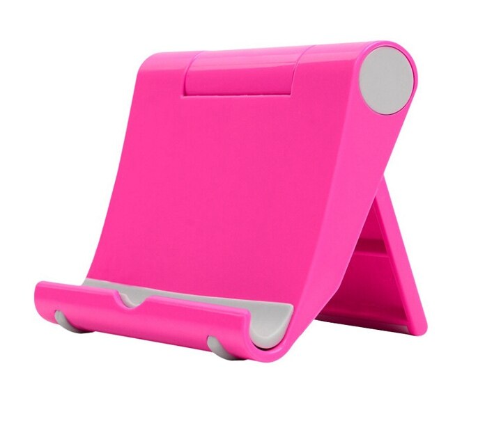 Draagbare Mini Mobiele Telefoon Houder Opvouwbare Bureau Standhouder Verstelbare Universele Mobiele Telefoon Houder Voor Iphone Andorid Telefoon: Pink