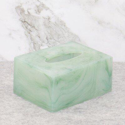 Luxe Groene Badkamer Accessoires Set Wc Tissue Box Handdesinfecterend Fles Zeepdispenser Toilet Decoratie Opslag Lade Om: Tissue box A