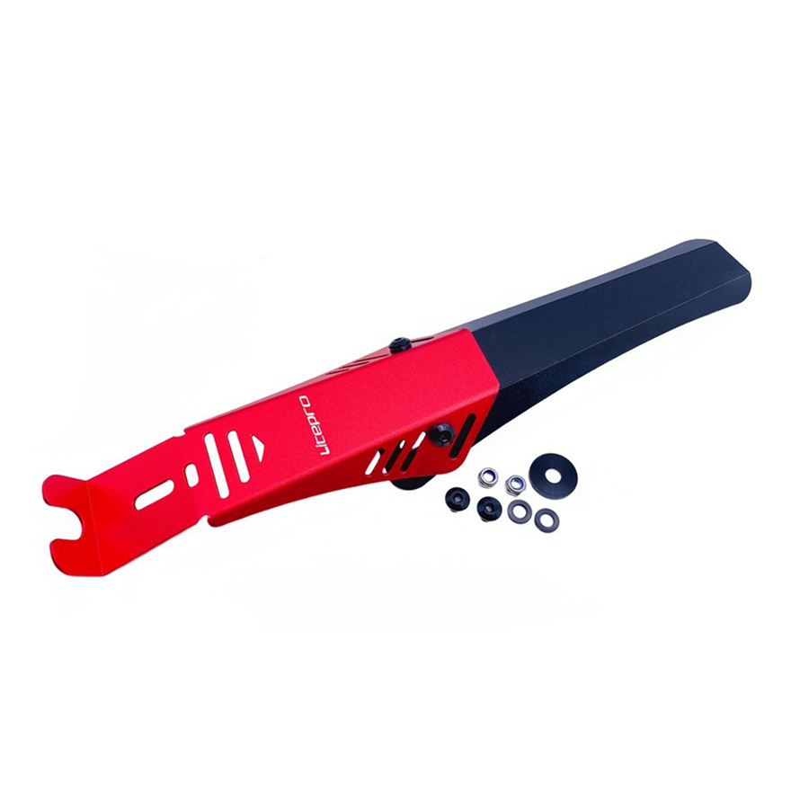 Litepro Vouwfiets Aluminium Spatbord Voor Birdy 2 3 Fiets Spatbord: Rood