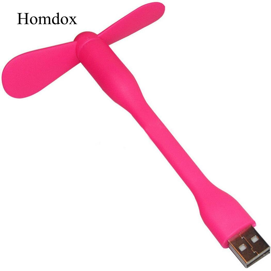 USB Fan Flexible portable removable USB Mini Fan For all Power Supply USB Output USB Gadgets for Laptop Desktop Computer: rose red