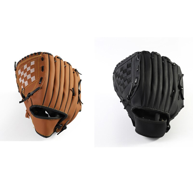 Outdoor Sports 2 Colors Baseball Glove Softball Practice Equipment Right Hand for Adult Man Woman Train