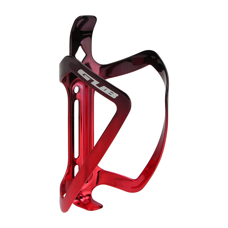 GUB-soporte para botella de agua de bicicleta, de aleación de Color Aluminio, botella para agua y bebidas: Black-red