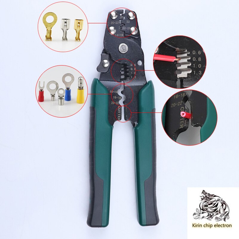 230PCS/LOT CE-1x 2x 5x press cap closed terminal nipple connection cap set wire feed clamp fast terminal
