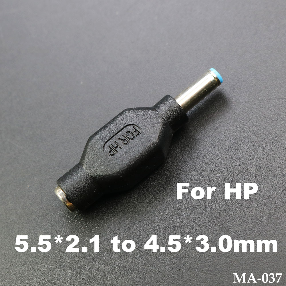 1Pc DC Power Adapter 7.4x5.0/4.5x3.0 Male Plug to 5.5x2.1mm Female Jack DC Power Charger Plug For HP Notebook Pc Laptops 5.5*2.1: army green