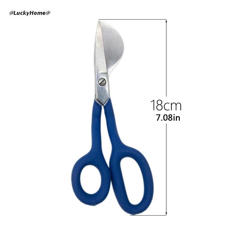 11UA Stevige Tapijt Trimmer Schaar Scherpe Eendenbek Applique Schaar Rvs Naaien Borduren Schaar Blikscharen