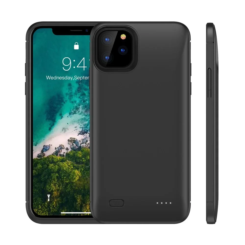Custodia per caricabatteria per iPhone 6 6S 7 8 Plus SE 2020 custodia di ricarica per iPhone X Xs XR 11 12 Pro Max Power Bank portatile 6200mAh