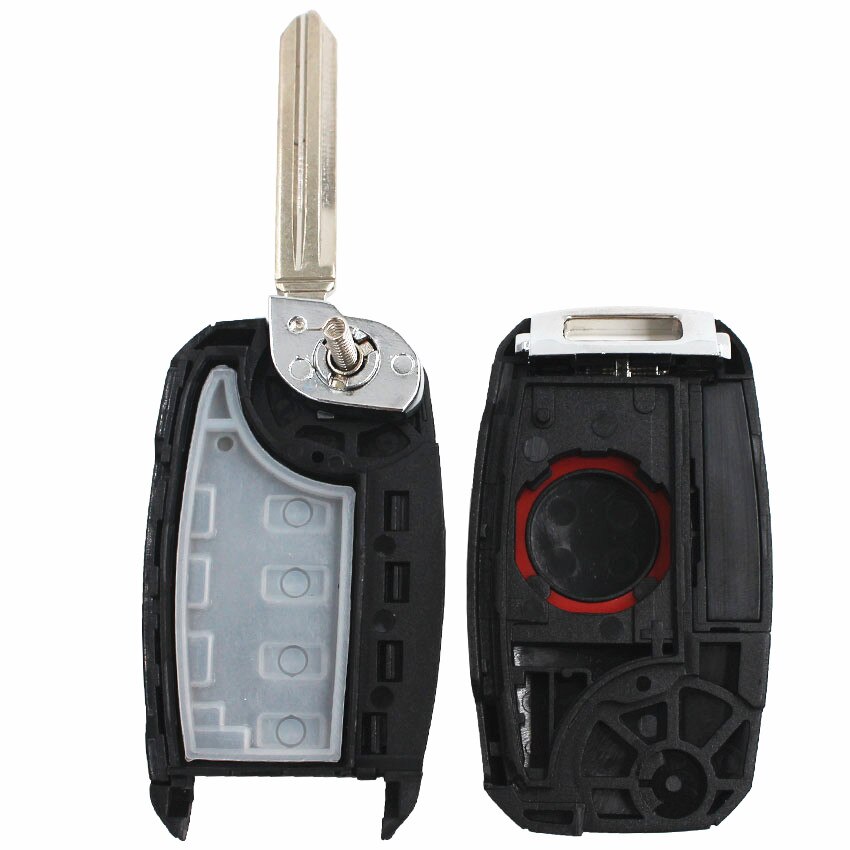 3/4 przyciski obudowa pilota z kluczykiem samochodowym pokrowiec kieszonka na zegarek dla KIA Rio optymizm Cerato Carens Sportage Sorento forte nie oszlifowany zabawka40 lub HYN14 ostrze