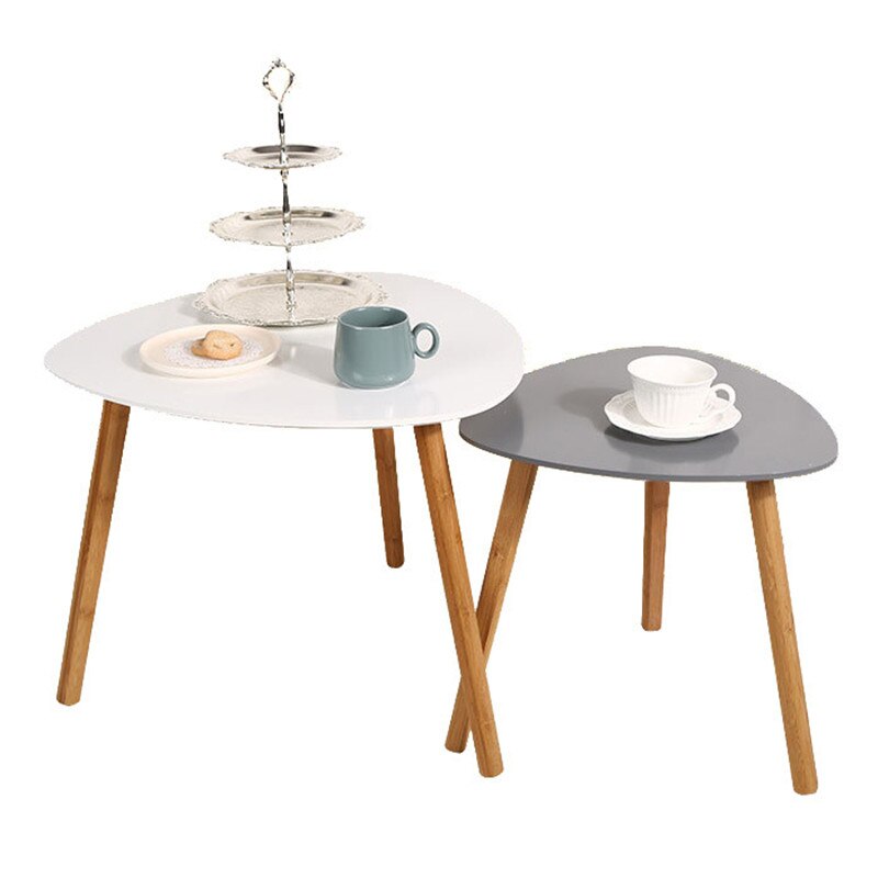 Triângulo conjunto misto pequena mesa de café sala estar quarto criativo mesa cabeceira moderno e minimalista sofá mesa lateral mesa de centro