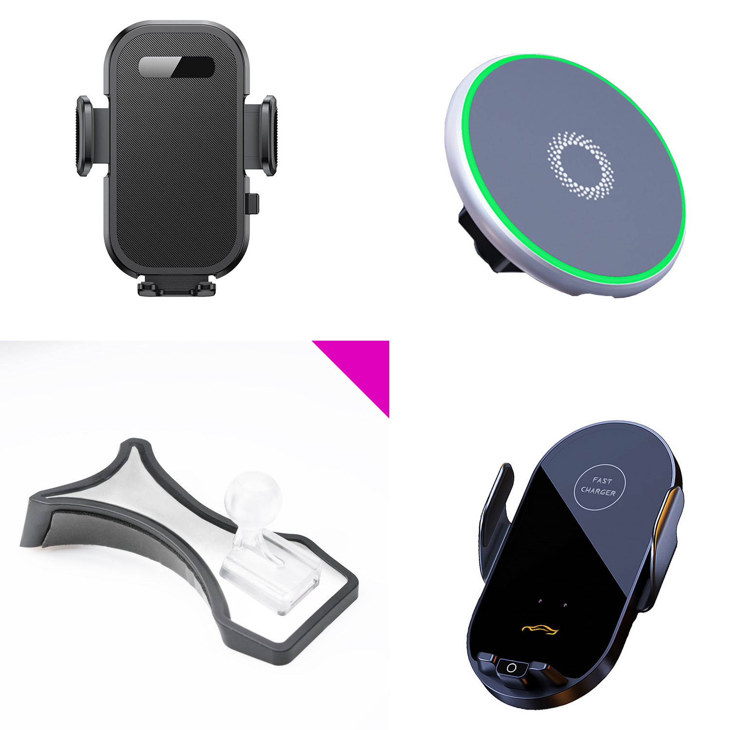 Spezieller Handyhalter für Mercedes-Benz C-Klasse W205 , Ladetelefonhalterung, Auto-MagSafe-Zubehör