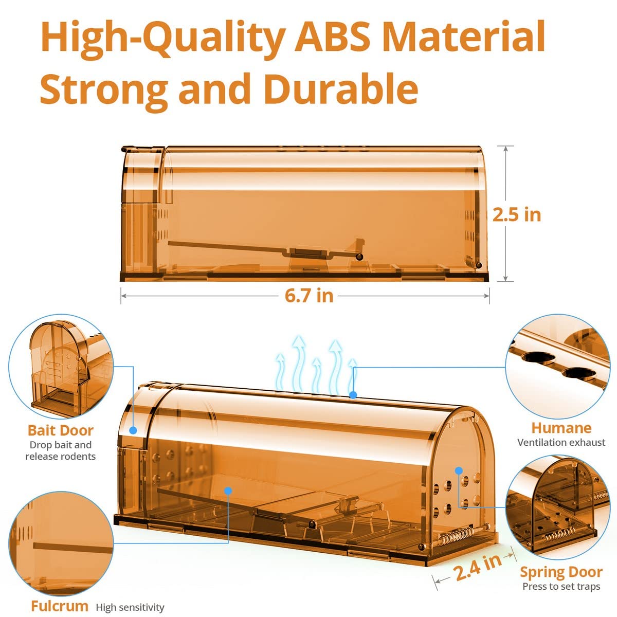 1 szt. Klatka na myszy bez zabijania zwierząt, klatka robić kontroli gatunków, wielorazowa pułapka na myszy, gryzonie, szczury
