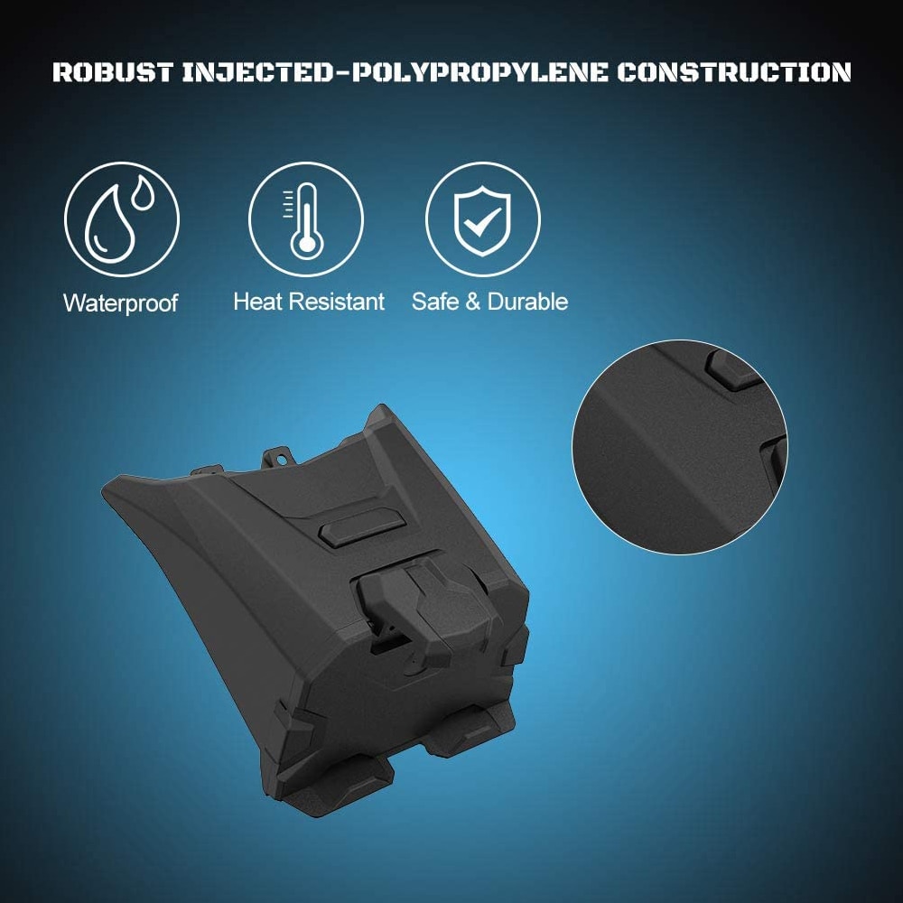 Electronic Device Holder With Integrated Storage For Can Am Maverick X3 Models Smartphone Navigation Stand Black