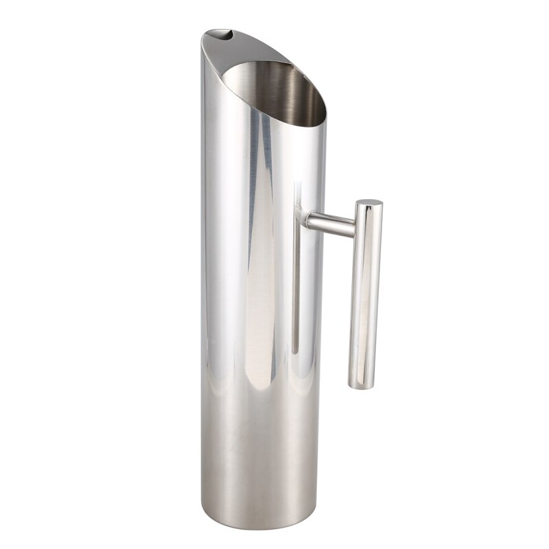 Stainless Steel Water Pitcher With Ice Guard Tea Pot Kettle Jug Cold Beverages Juice Pot Ktv Bar Accessories 2L