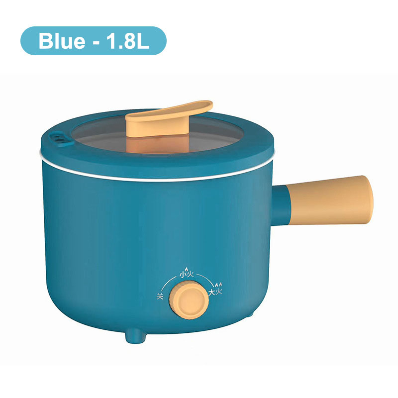 Multifunction Cooking pot 1.8L Rice cooker Non-stick pan Household Electric Skillet Hotpot noodles Egg boiler Food steamer 110V: PURPLE / 3L