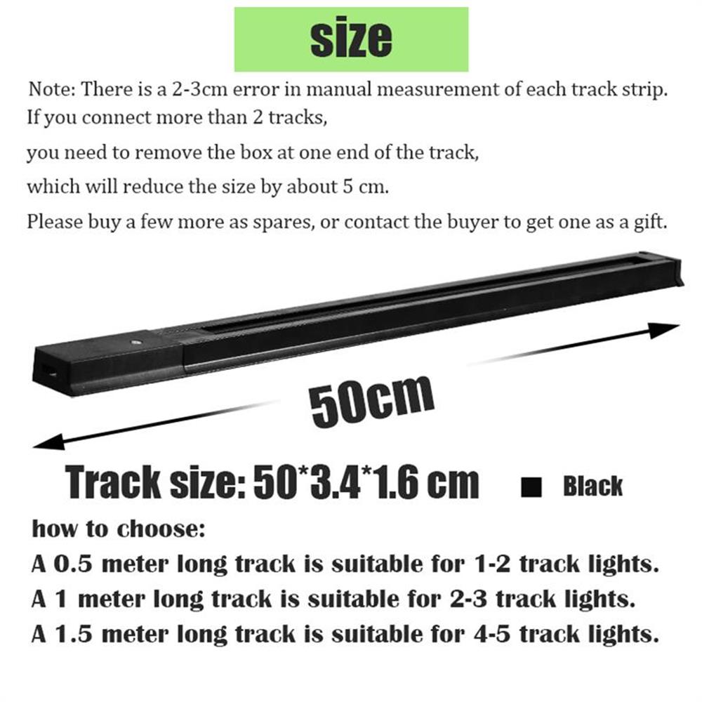 Led-railverlichtingsset, 110v rails, 3 kleuren, veranderbare plafond- en wandlampen, railspots, led-spots voor kledingwinkels
