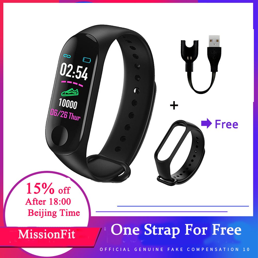 M3 Più Intelligente Wristband Del Braccialetto Intelligente di Frequenza Cardiaca Salute Orologio Intelligente Impermeabile M3 Pro Bluetooth Della Vigilanza Del Wristband Inseguitore di Fitness