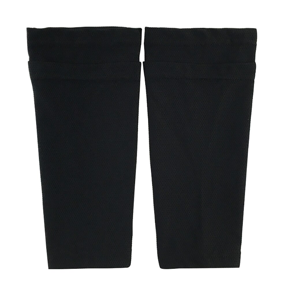 1 Pair Pads Protective Socks Pocket Polyester Shin Guard Football Soccer Abrasion Resistance Leg Sleeves Sports