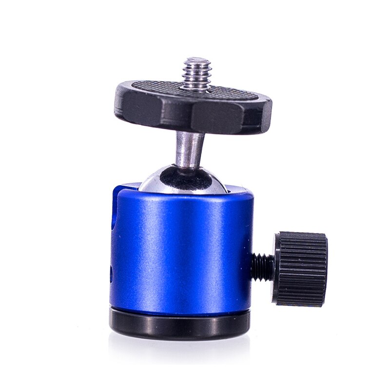 10 stuks/partij mini kogelkop 1/4 " houder voor camerastatief bolvormig universeel micro gegoten kleur metaal klein wolkenplatform