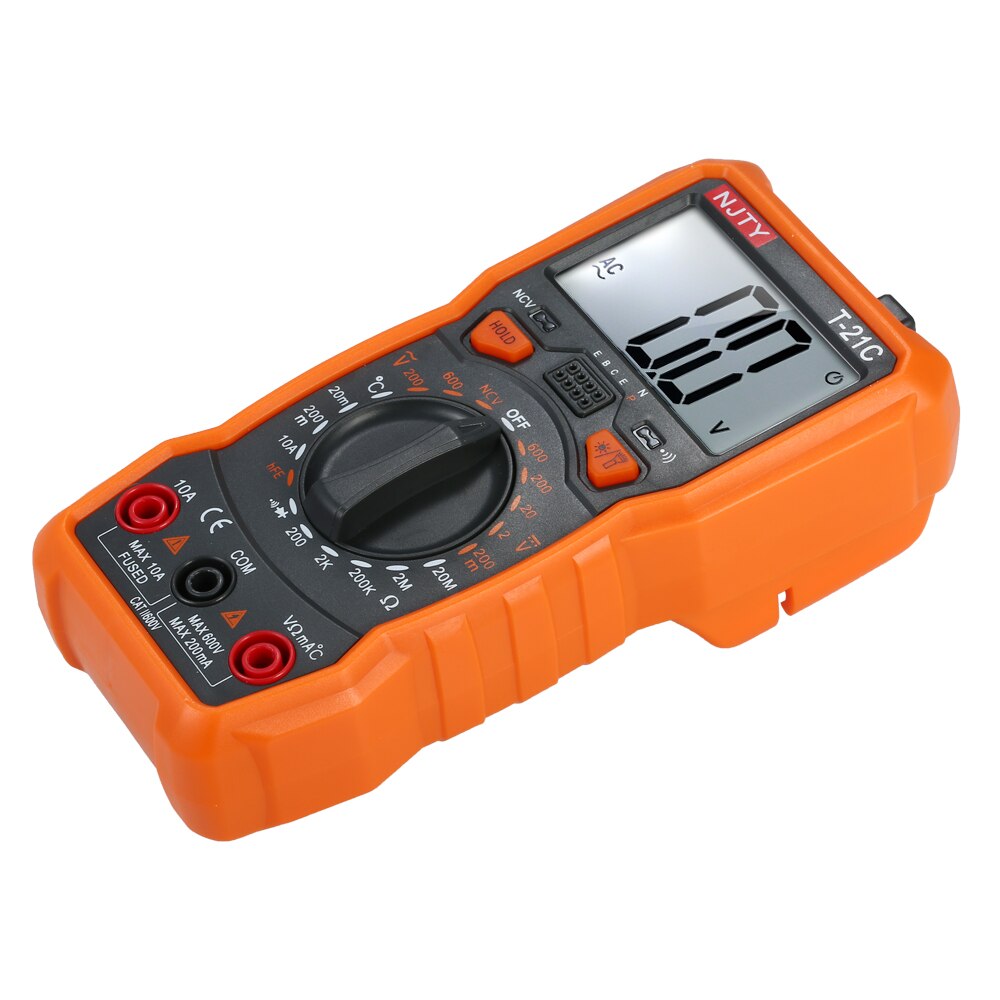 Mini Digitale Multimeter 1999 Telt Multi-Functionele Non Contact Multi Meter Voltmeter Amperemeter Ohmmeter Meten Ac/Dc Spanning
