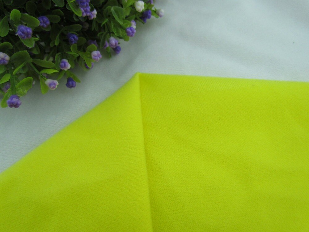 9801# Yellow Color Loop Fleece fabric can stick by Magic tape/DIY patchwork Stuffed toys sofa brushed velboa velvet(1 meter)