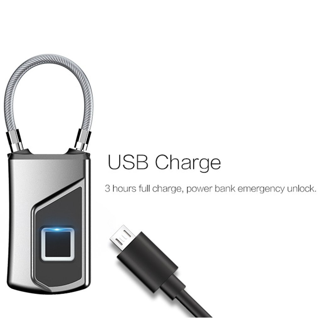 Wireless Smart Door Lock Keyless Fingerprint Padlock Bluetooth Wifi Biometric Digital Finger Print Waterproof Electronic Locks