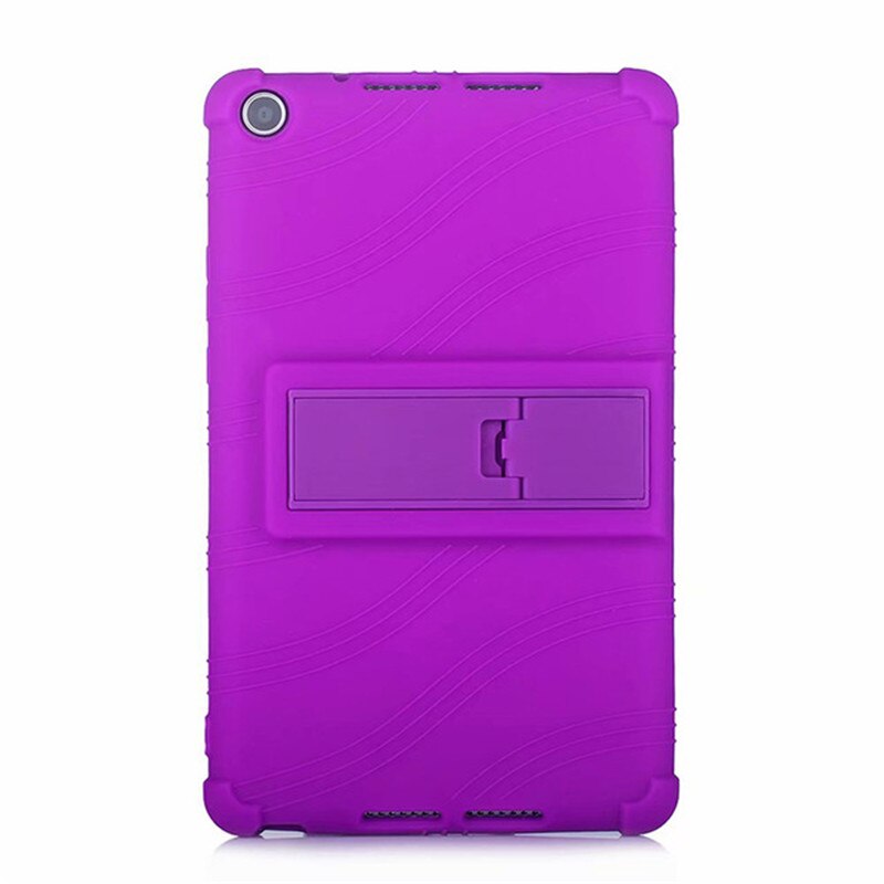 Custodia in Silicone per Huawei MediaPad M5 Lite 8.0 T5 8 &#39;&#39;JDN2-W09 AL00 8.0 pollici custodia morbida per Huawei Honor Pad 5 8 tablet # N: Viola