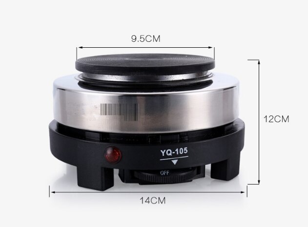 Plaque chauffante multifonction pour la cuisine | Mini poêle électrique, plaque chauffante pour café et thé, 220V 500W, appareil électroménager