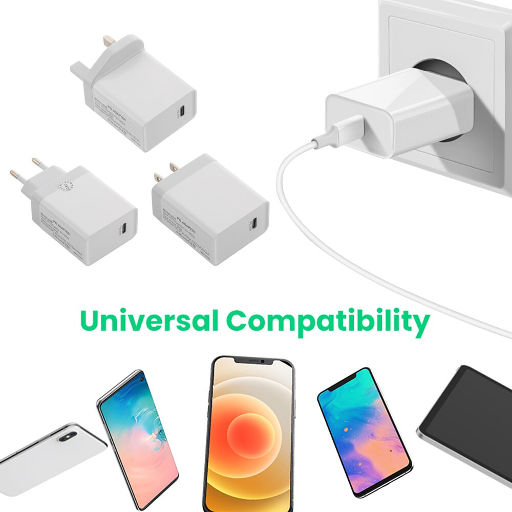 PD 30W Fast Charging Usb C Charger For iphone 12 Mini Pro MAX PD Charger For iPad air 4 For iPad Pro Travel Charging Adapter