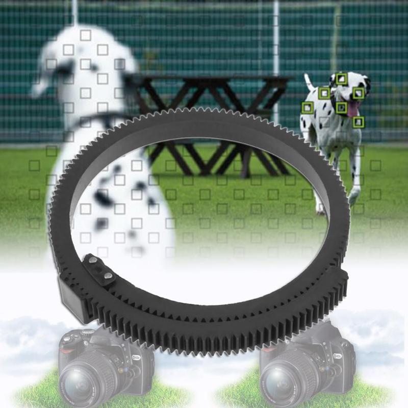 5D2 7D Regolabile in Gomma Flessibile Macchina Fotografica Segue Il Fuoco Videocamera Portatile Della Macchina Fotografica Ingrandisci lente Ingranaggio Anello Cintura Accessori Della Fotocamera