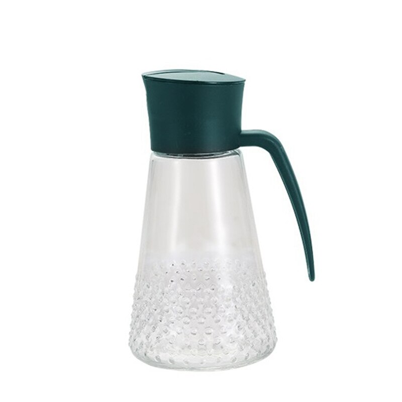 Olive Oil Bottle Oil Dispenser Auto Open Seasoning Bottle Glass Oil Pot Vinegar Soy Sauce Glass For Kitchen: violet