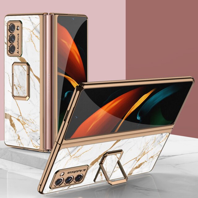 Szklany futerał na palec do Samsung Galaxy Z Fold 2 5G pokrowiec na ramkę uchwyt na twardą osłonę ochronną do Galaxy Z Fold2 5G: 13